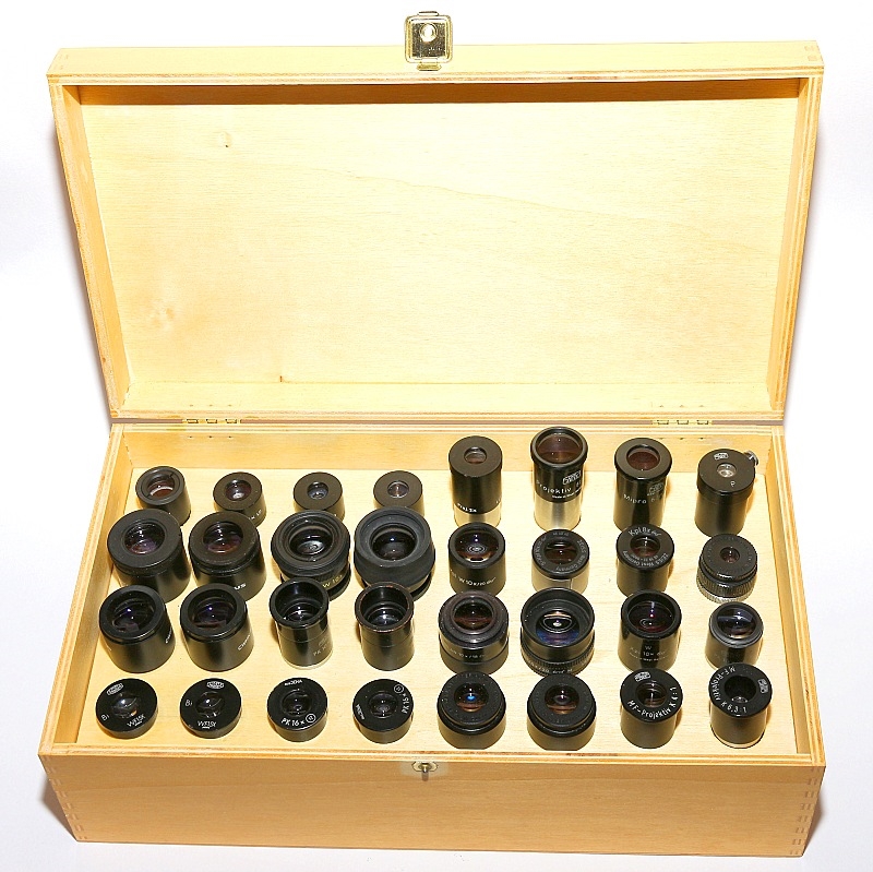 Aufbewahrungsbox für Okulare